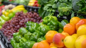 Fruits et légumes colorés