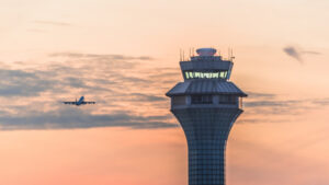Airport traffic control tower