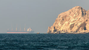 Beautiful coastal scenery near Khasab, in Musandam peninsula, Oman