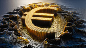 Digital Euro currency Symbol