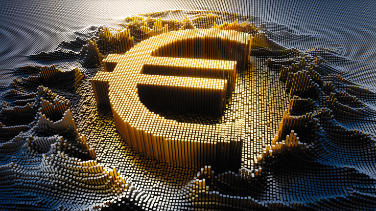 Digital Euro currency Symbol