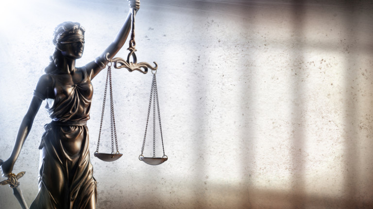 Justitia And Prison - Criminal Justice Concept